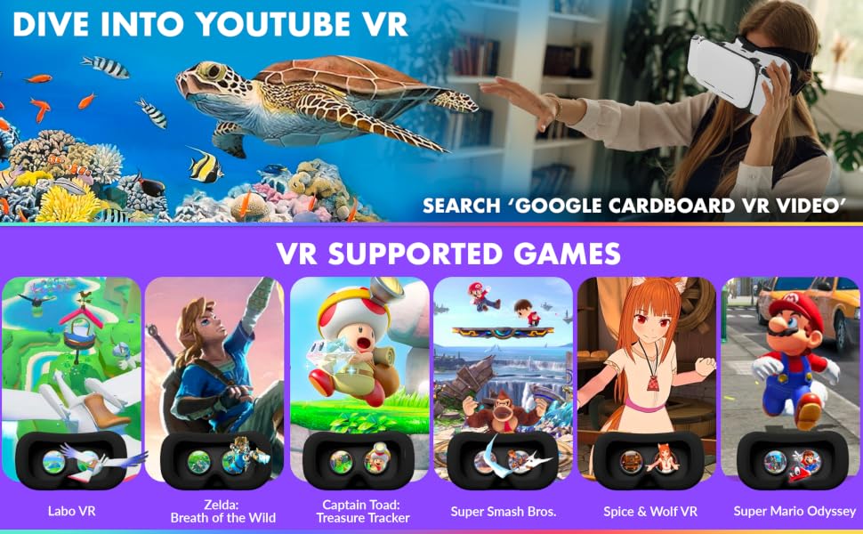 Orzly Nintendo Switch VR Headset