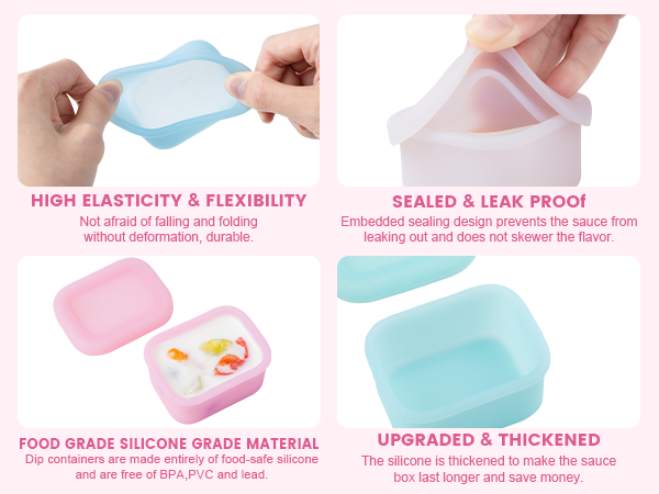sauce containers for lunch box