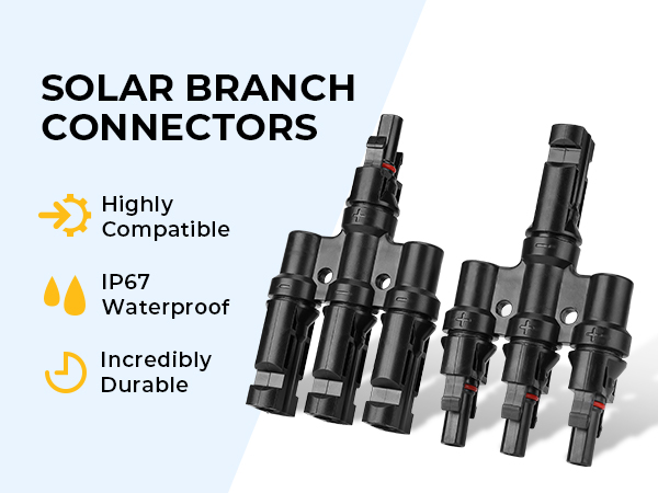 Solar Branch Connectors 3 to 1