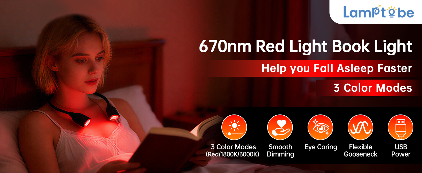 red light book light