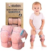 Baby Knee Pads for Crawling (2 Pairs), CPSIA Certified | Protector for Toddler, Infant, Girl