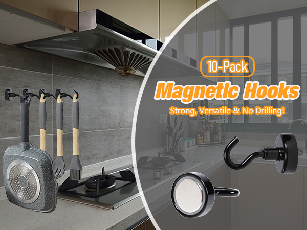 Magnetic Hooks 20 Pack - 30LB Heavy Duty Cruise Ship Essentials