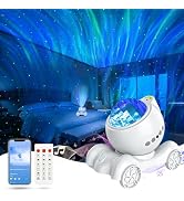 ENOKIK Aurora Projector, Galaxy Projector for Bedroom Built-in Bluetooth Speaker, 8 White Noise N...