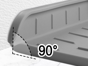 splash guard for kitchen sink area