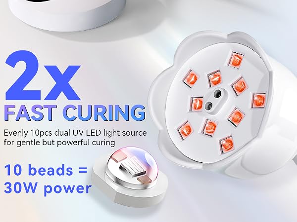 gel nail uv light professional