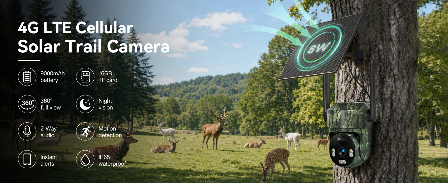 4G LTE Cellular Trail Camera