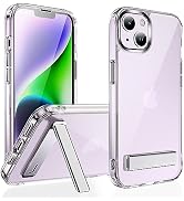 CEDO Kickstand for iPhone 14 Plus Case, 3-Way Adjustable with Metal Stand, Military-Grade Shockpr...