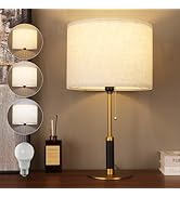 PSDSSHIIS 21" Modern Table Lamp Bedside Lamps for Bedroom Living Room Nightstand Lamp for End Tab...