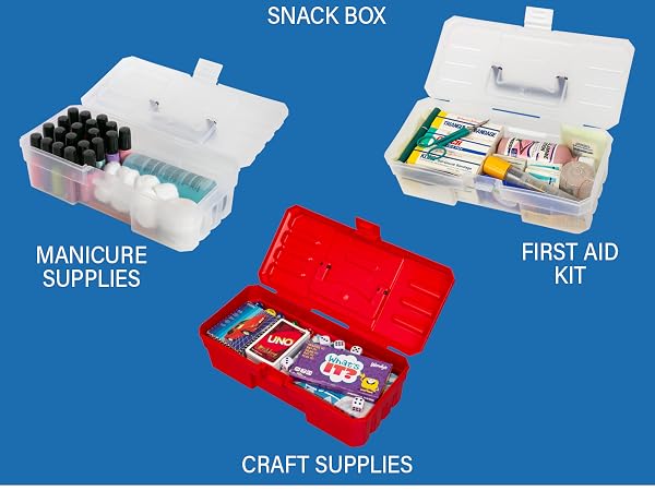 Akro-Mils ProBox 12 inch Portable Plastic Tool Box