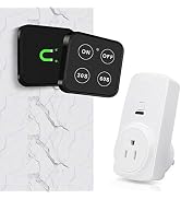 Garbage Disposal Wireless Switch Kit with 30s 60s Portable Timer Remote, Sink Top Waste Disposal ...