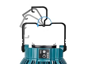 Camping fans for tents with hanging hook