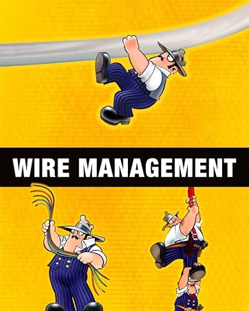 Rack A tiers electricial wire management products