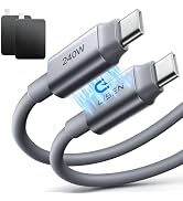 LISEN Magnetic USB C Cable,240W Fast Charging Cable Silicone Soft Durable USB C Cable for iPhone ...