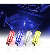4PCS USB Light,LEDMini Multi-Color Touch-Sensitive Car Night Lights AdjustableBrightness for Car ...