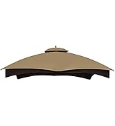 Eurmax USA High Performance Replacement Canopy Top for Lowe's Allen Roth Heavy Duty Gazebo Roof G...