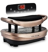 EILISON FITABS 3D Vibration Plate Exercise Machine with Seat - Ocsillation, Pulsation + Vibration...