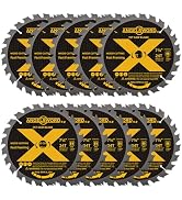 ANGELSWORD 7-1/4 Inch Circular Saw Blade for Framing, Fast Wood Cutting, 24T, 10 Pack