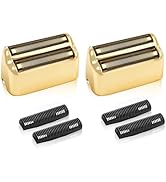 2 Pack Shaver Replacement Foil and Cutters Compatible with BaBylissPRO Double FXFS2 Metal Shaver ...