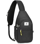 SKYSPER Sling Bag RFID Anti-Theft Crossbody Bag Recycled Travel Cross Body Bag Shoulder Sling Day...