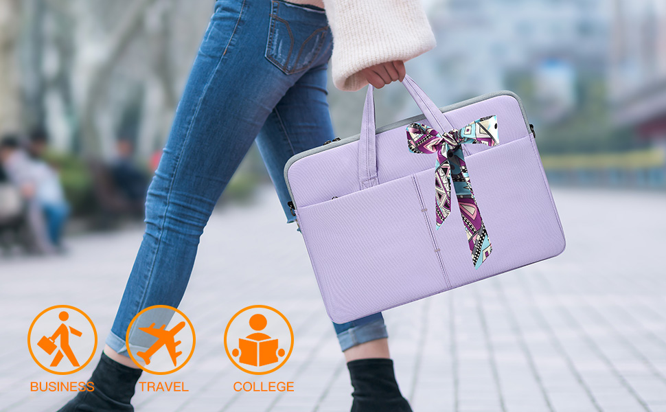Waterproof Laptop Shoulder Bag for Ladies Women Briefcase