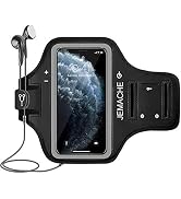 iPhone 14 Pro Max, 13 Pro Max, 14 Plus Armband, JEMACHE Water Resistant Gym Running Workouts Arm ...