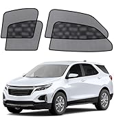 XCBYT Car Window Shades - 4 Pack 2018-2024 Chevy Equinox Sunshade Side Window Sun Shade Car Windo...