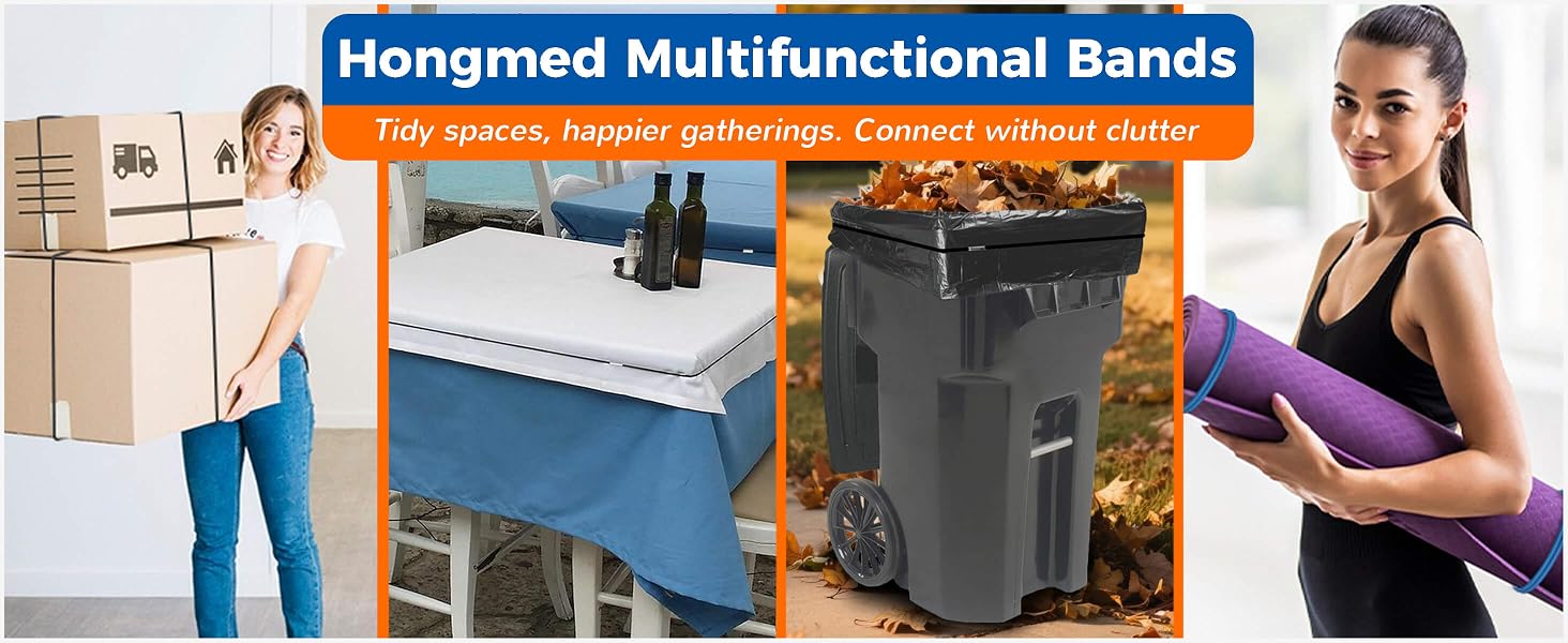 Hongmed multifunctional bands - Tidy spaces, happier gatherings. Connect without clutter.