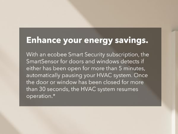 ecobee smart sensor for doors and windows