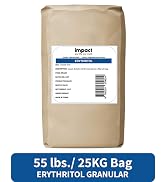 Impact - Erythritol Sweetener Sugar Substitute - Zero Calorie, No Additives, For Baking, Cooking,...