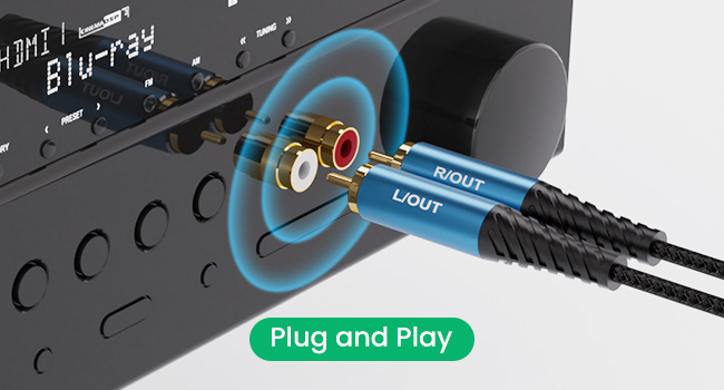 3.5mm to rca audio cable
