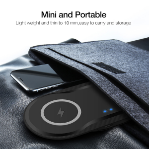 dual charging pad light portable