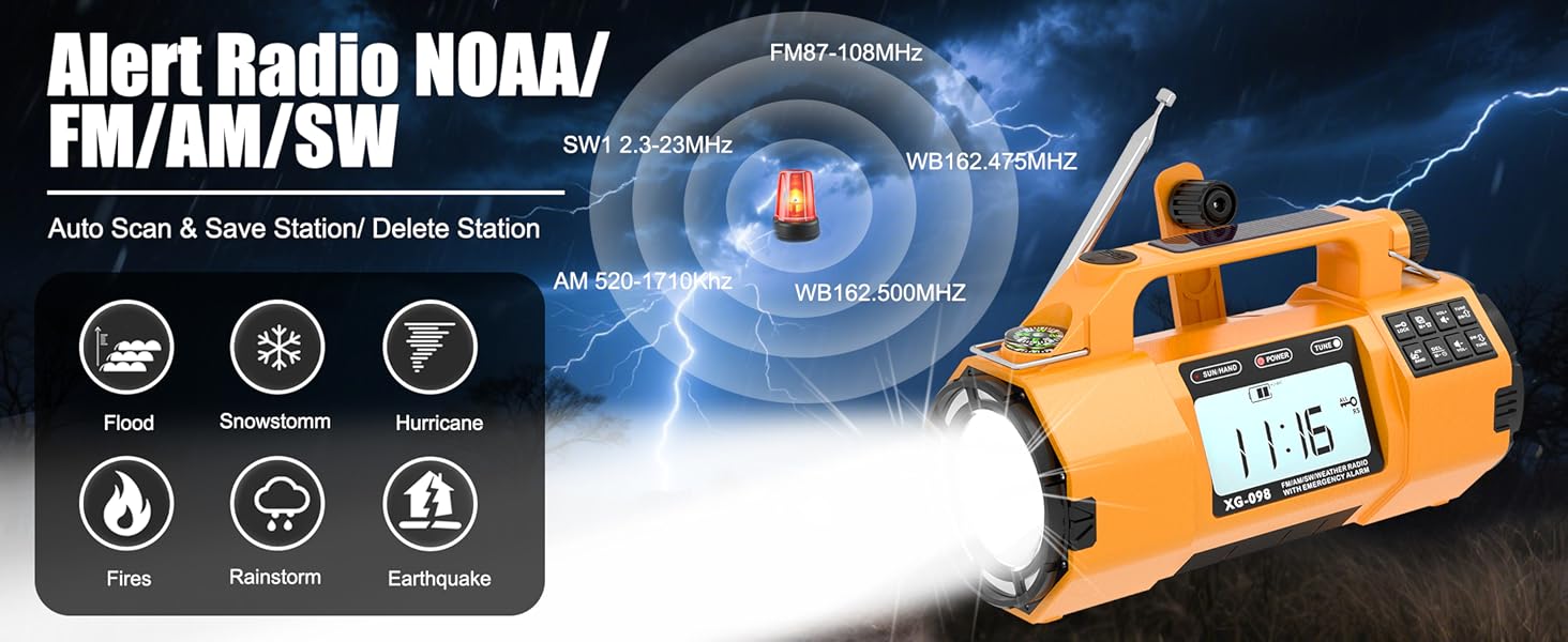 Alert radio