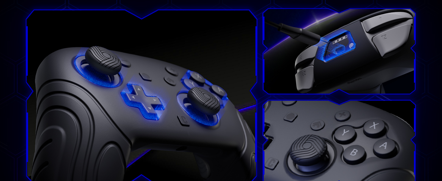 playvital for Nintendo Switch 2 Pro Controller Silicone Cover – Samurai Edition Protective Skin Case