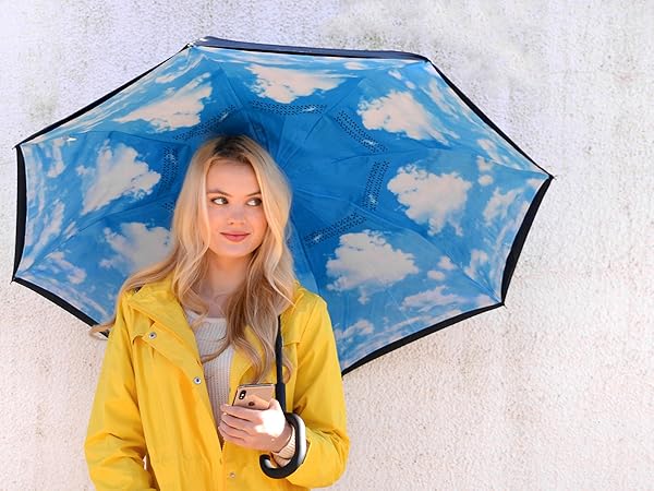 Parquet umbrellas for women and men colorful pattern umbrellas