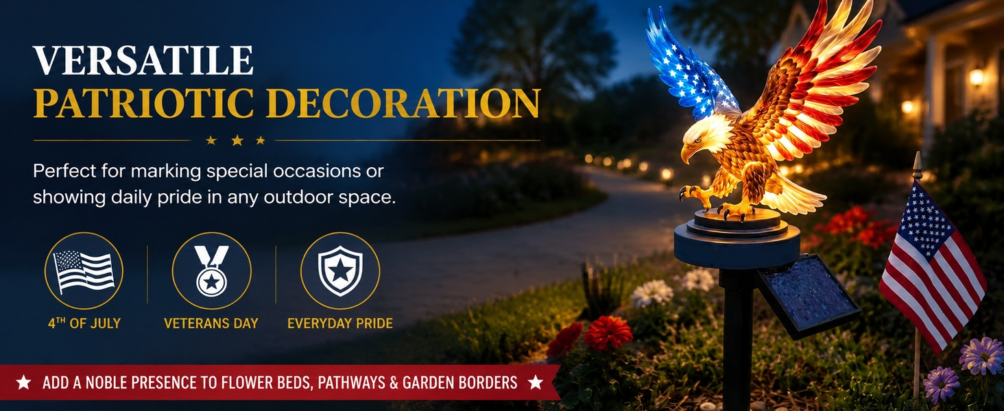 250th Anniversary America Eagle Garden Stake