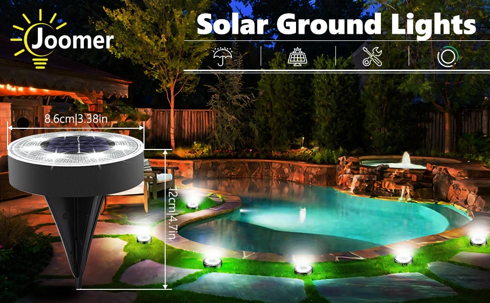 solar ground lights outdoor
