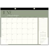 Guasslee Large Desk Calendar 2026-2027, 19-Month Large Hanging Desk/Wall Calendar From 2026 June-...