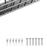 1 Pack DELAMU Under Desk Cable Management Tray, Large Metal Cord Organizer, Office & Home Cord Wi...