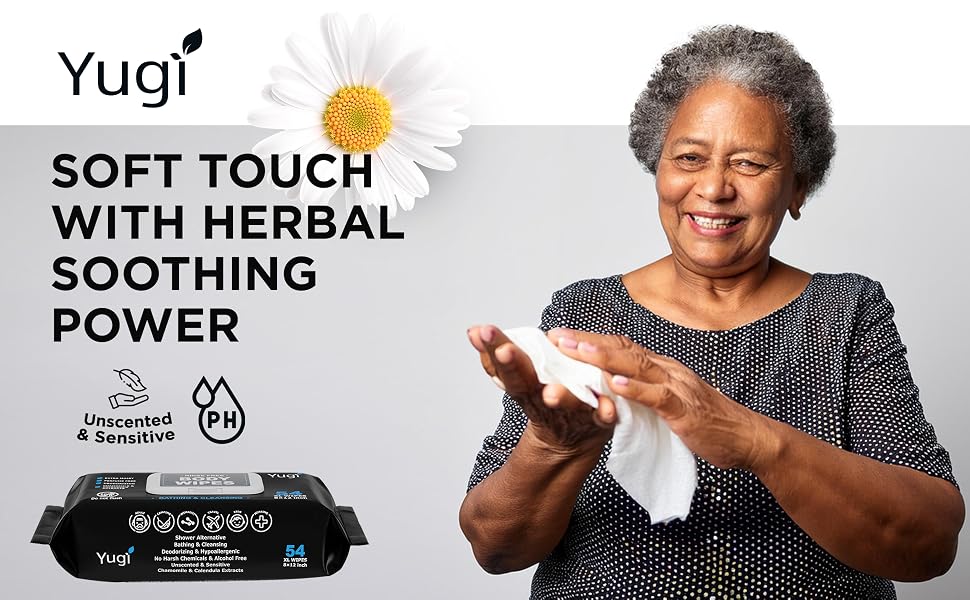 Body wipes for adults