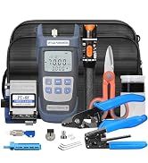 BAOSHLA Fiber Termination Kit - 11 in 1 Assembly FTTH Cold Connection Assembly Tool kit with 10km...
