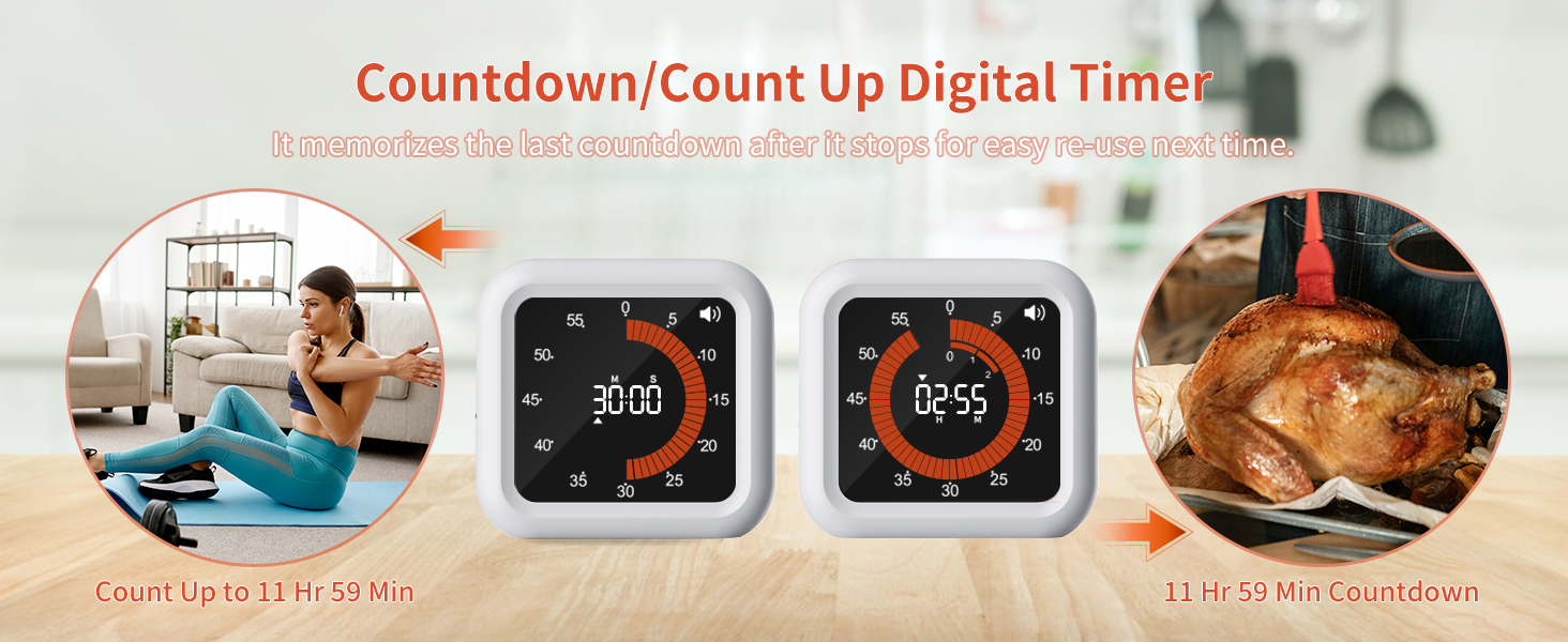 count up countdown timer