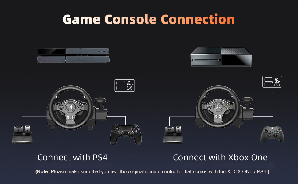 ps4 steering wheel and pedals