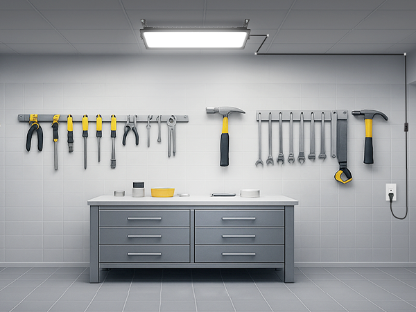 plug in shop light