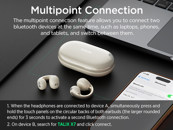 ear clip bluetooth headphones