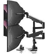 Dual Monitor-Arm Heavy-Duty for 17-57-Inch Screens - Vertical Ultrawide Dual Monitor Mount, Fully...