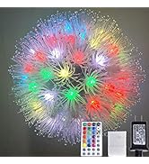 Christmas Lights Ball 7" Outdoor Color Changing Sphere Lights 100 LED Gifts Light RGB Dimmable Gl...