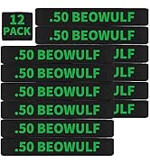 Miaozhun 12 Pack 50 Beowulf Magazine Marking Bands 50 Beowulf Magazine Ammo Caliber Identificatio...