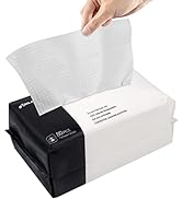 SUNLAND Disposable Face Towels,Soft Cotton Dry Wipes,100% Lint Free Cotton Face Tissues, Extra Th...