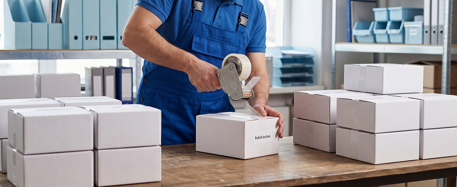 small cardboard shipping box
