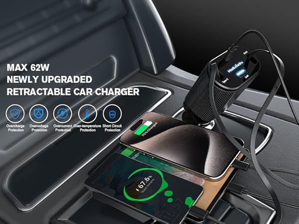 retractable car charger